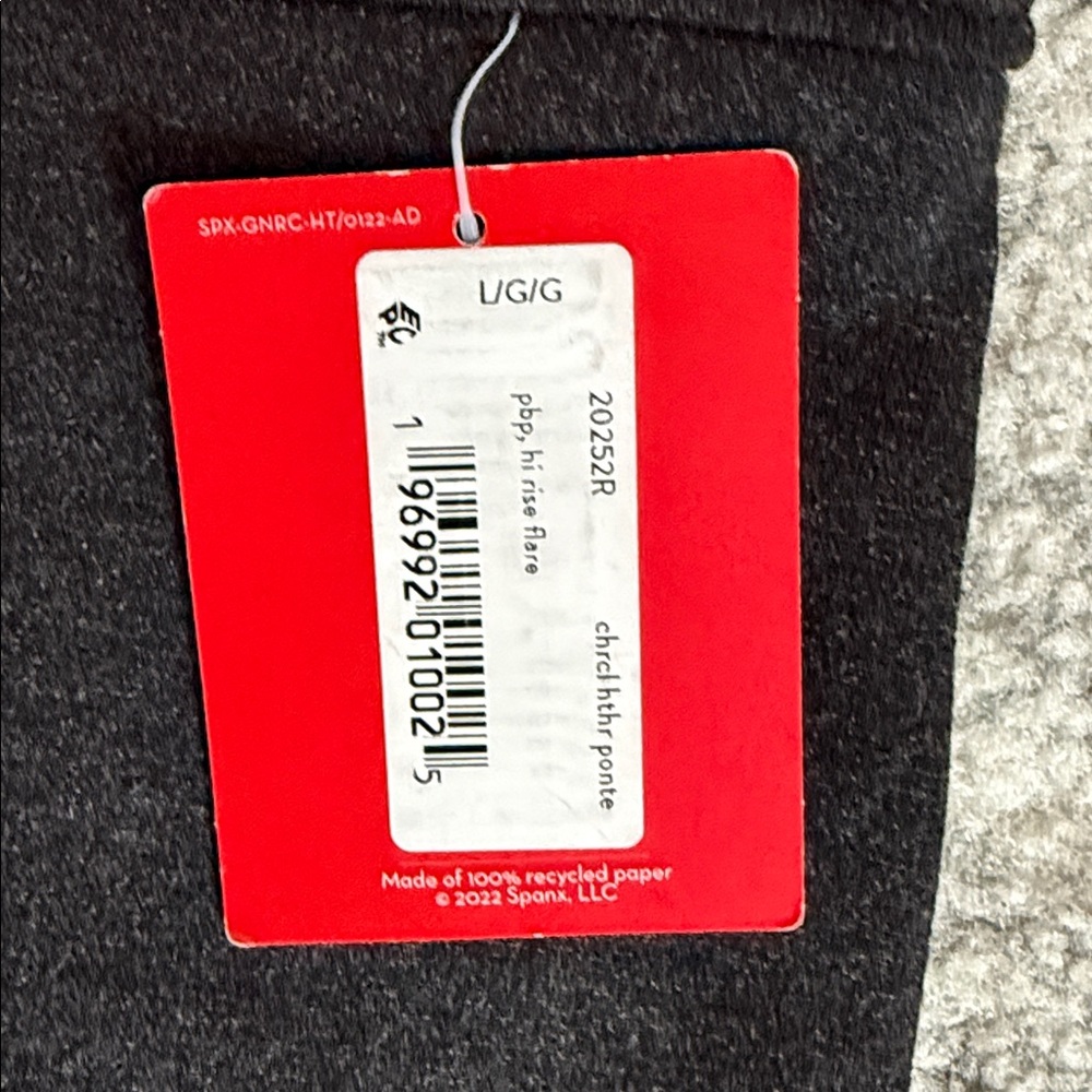 Spanx The Perfect Pant Hi-Rise Flare in Charcoal Heather - Picture 4 of 8